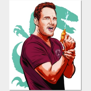 Chris Pratt - An illustration by Paul Cemmick Posters and Art